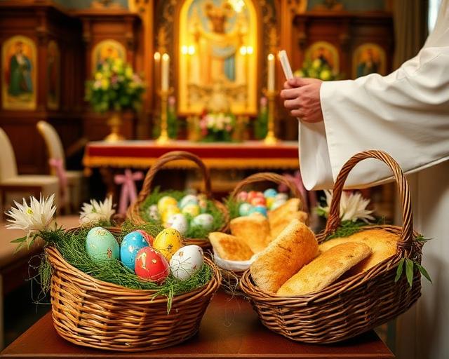 Kalendarium Paschalne — Święcenie pokarmów